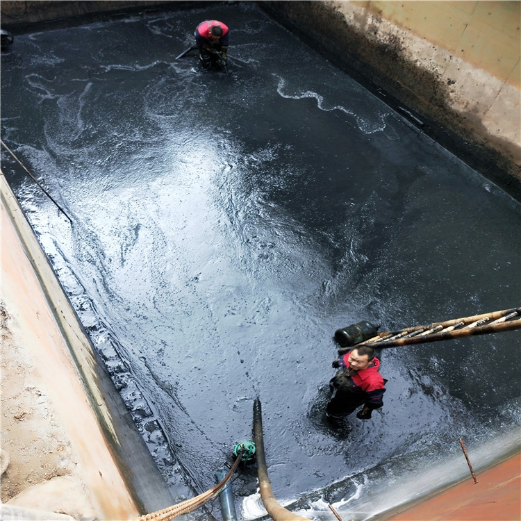 金山屯废水池清理