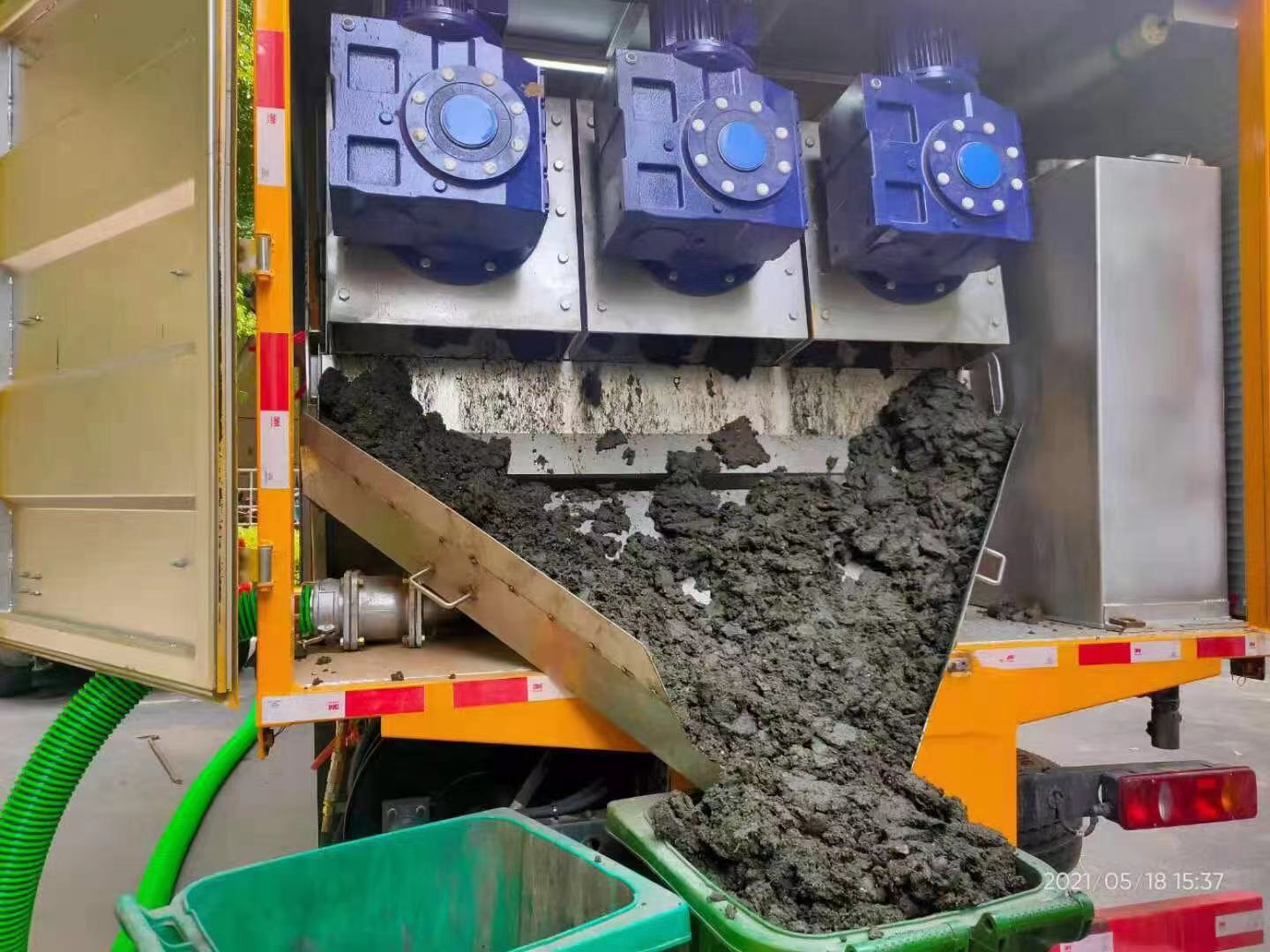 金山屯化粪池清掏城市维护站-泥浆净化干湿分离处理